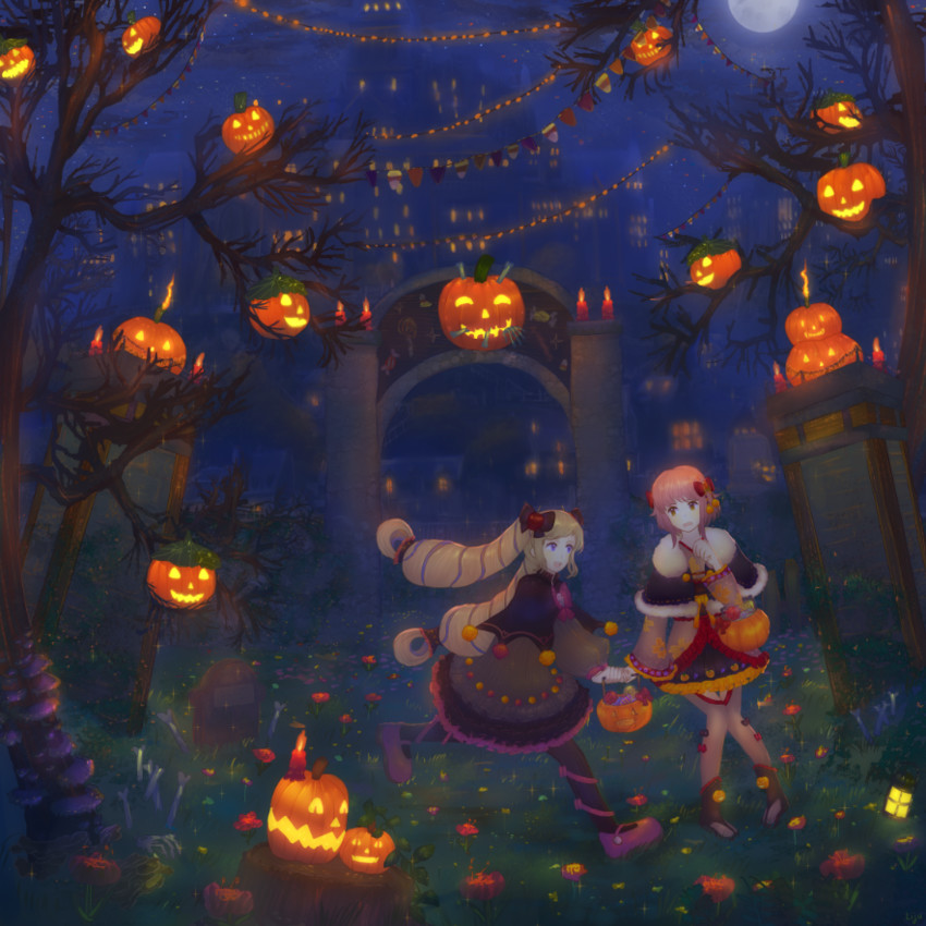 elise and sakura (fire emblem and 1 more) drawn by lijupy