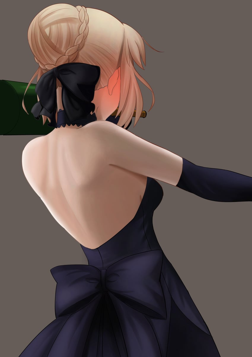 artoria pendragon and saber alter (fate and 1 more) drawn by longdq3008