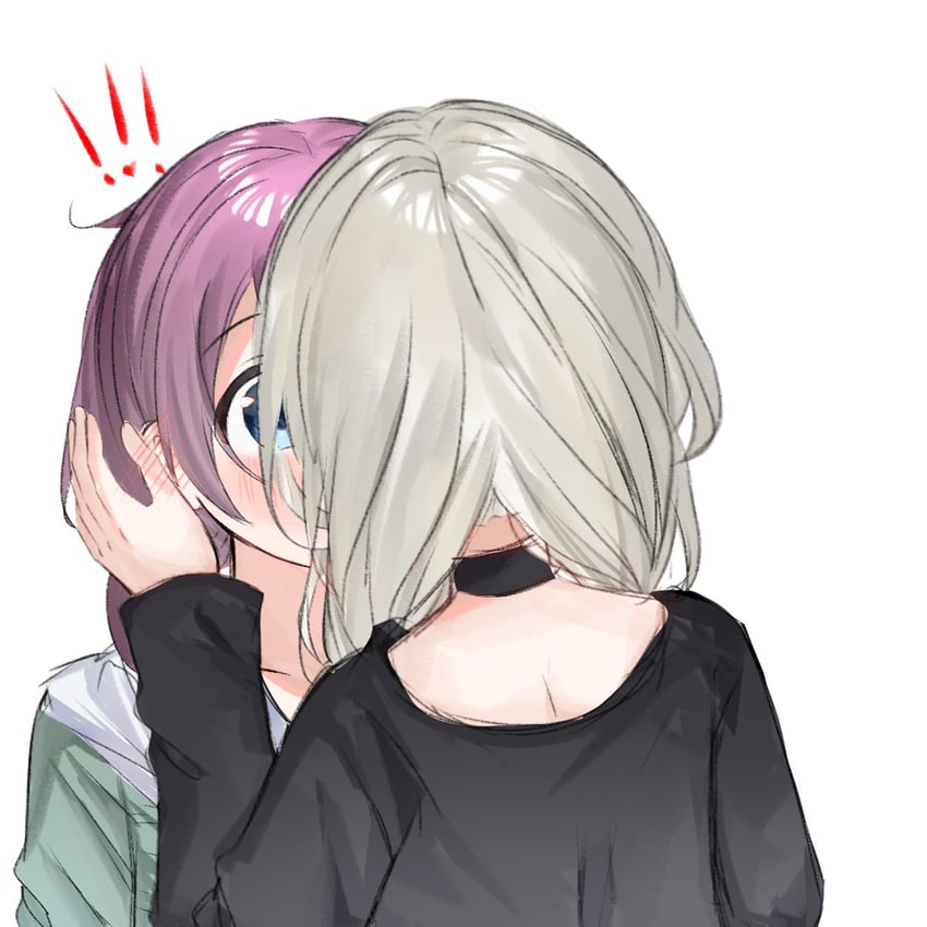 iseri nina and kawaragi momoka (girls band cry) drawn by yndu3513