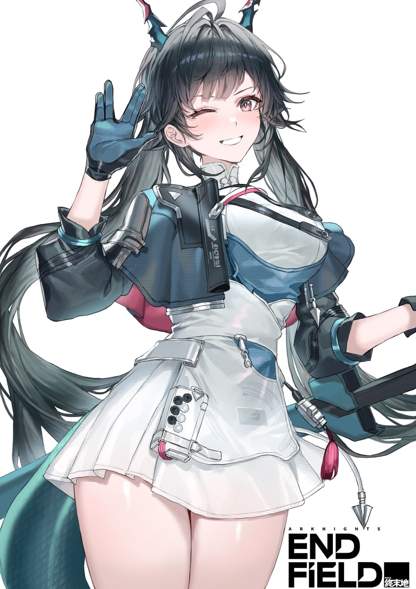 chen qianyu (arknights and 1 more) drawn by molyb