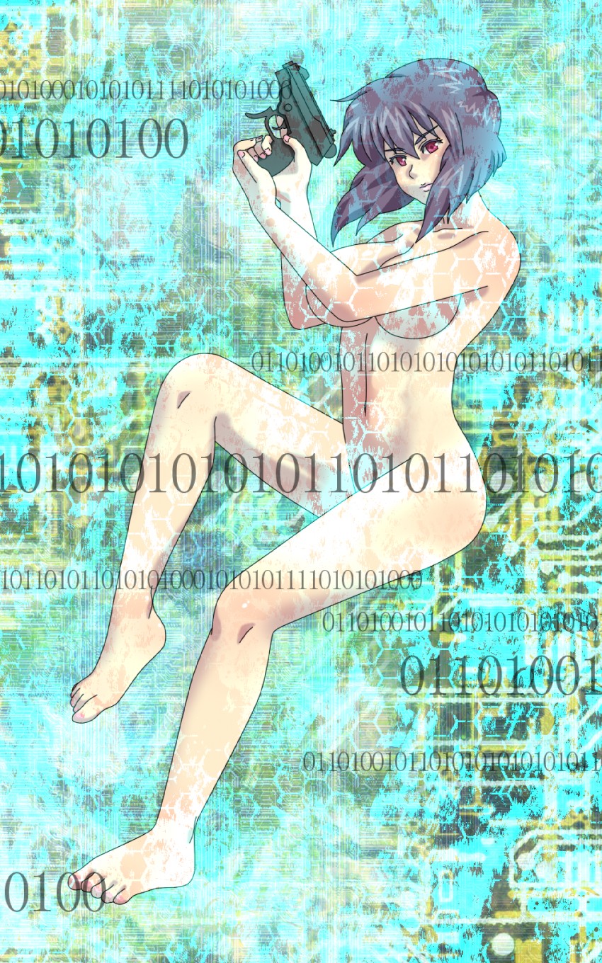 kusanagi motoko (ghost in the shell and 1 more) drawn by iikunizu_kurou