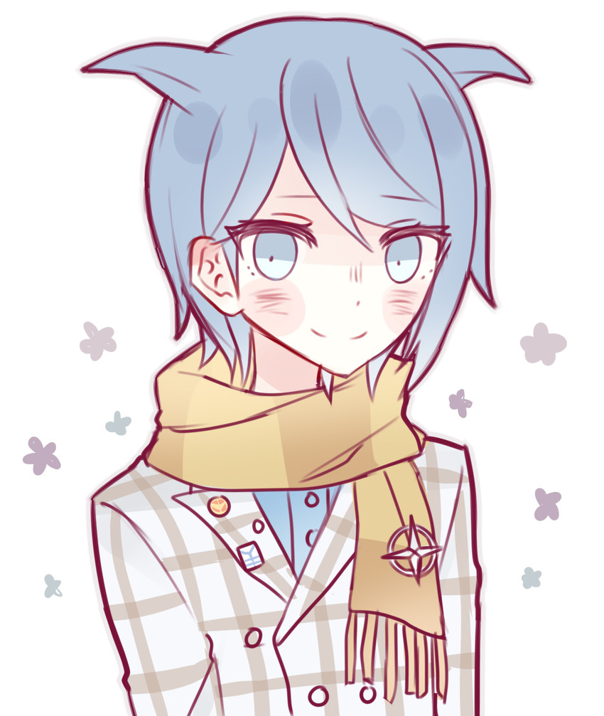 shingetsu nagisa (danganronpa and 1 more) drawn by kvlen