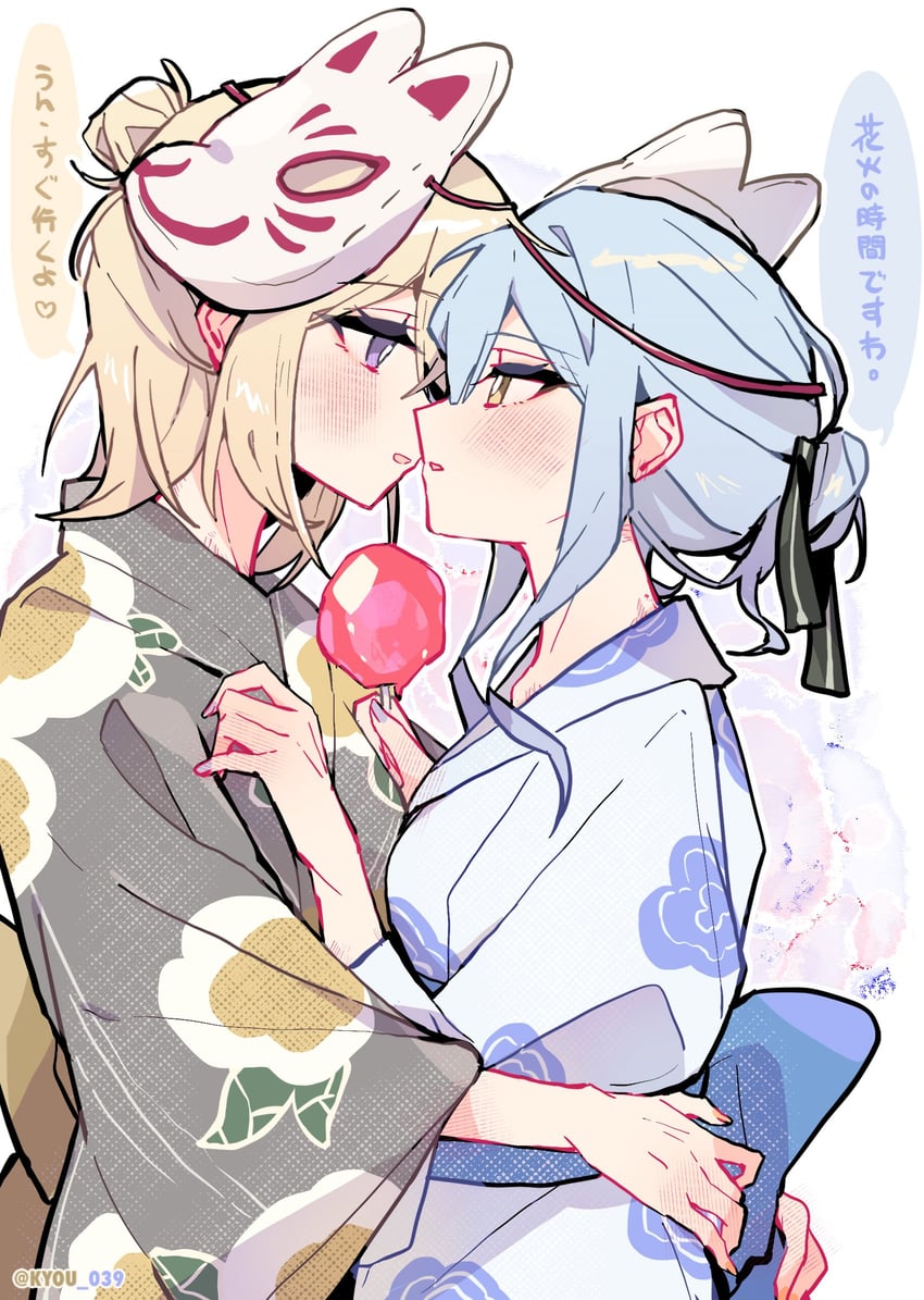 togawa sakiko and misumi uika (bang dream! and 1 more) drawn by kyou_039