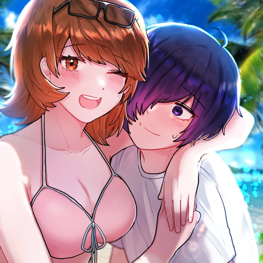 yuuki makoto and takeba yukari (persona and 2 more) drawn by mmx_0_xmm