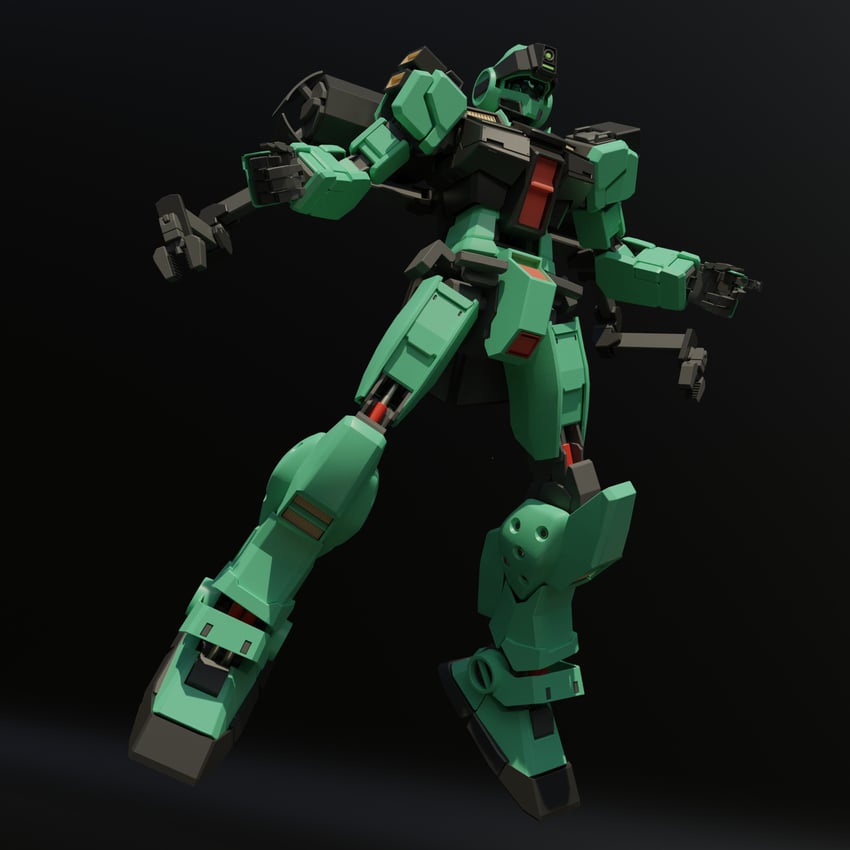 gm sniper ii (gundam) drawn by mjeff