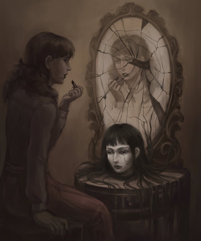 marina and samarie (fear & hunger and 1 more) drawn by r0r1chka