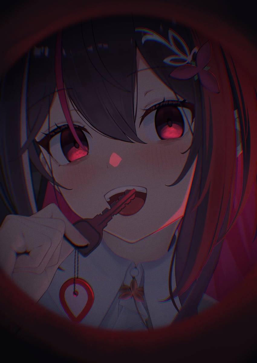 azki (hololive and 1 more) drawn by ecli_xx