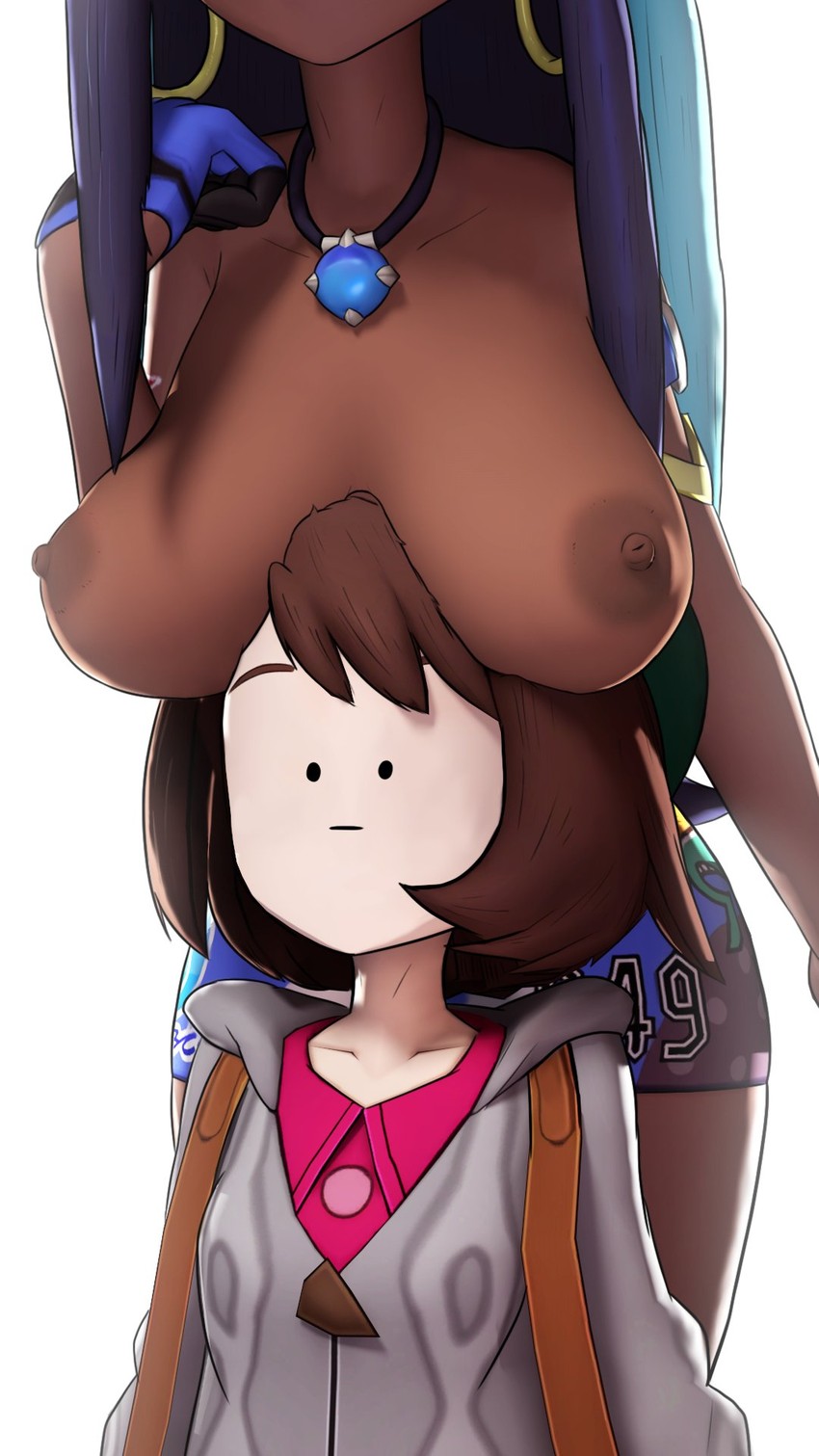 gloria and nessa (pokemon and 1 more) drawn by greatm8