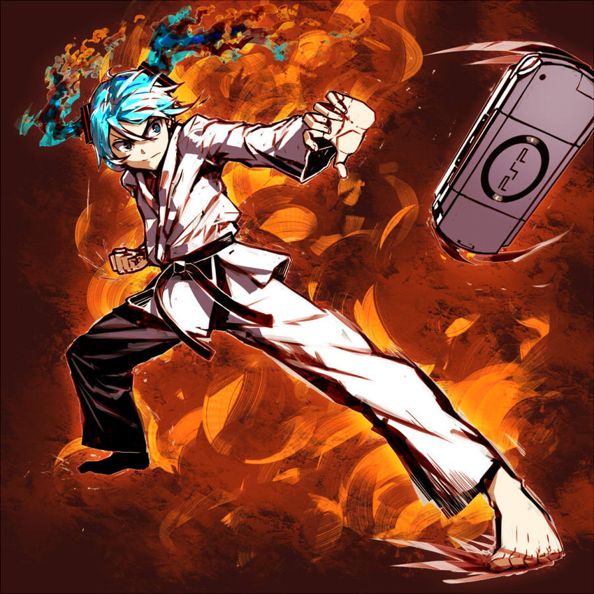 hatsune miku and segata sanshirou (vocaloid and 1 more) drawn by kahadu_(kawazu)