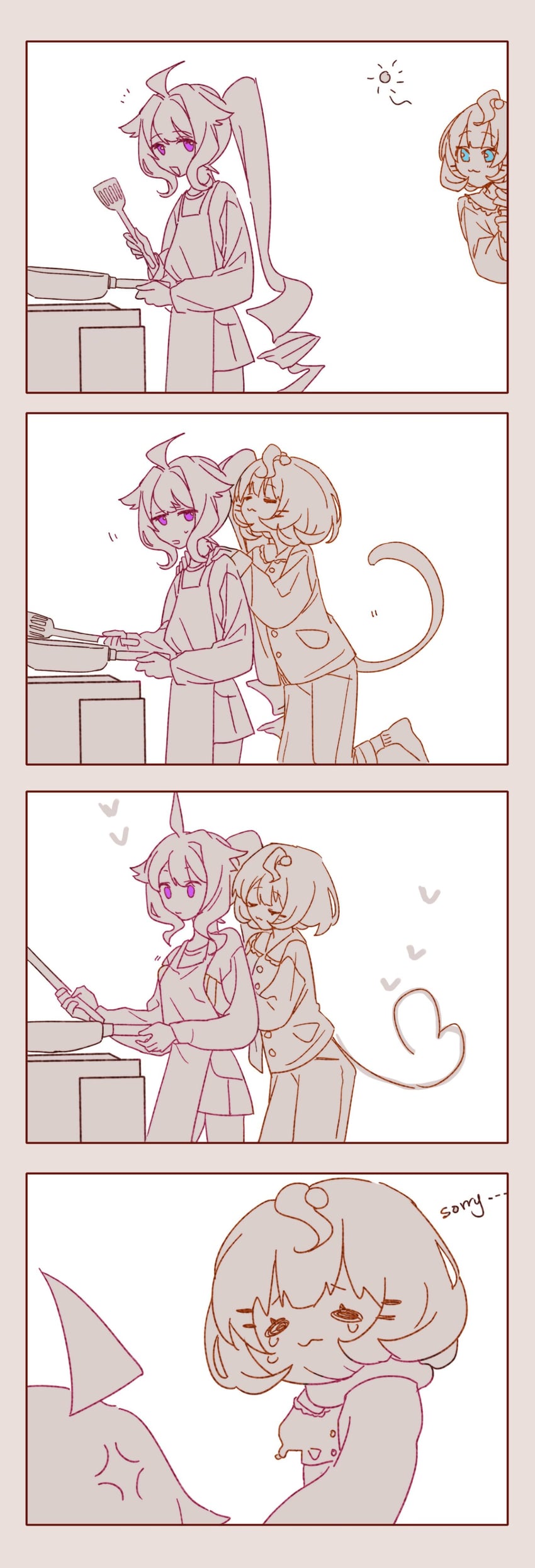 enna alouette and millie parfait (nijisanji and 1 more) drawn by mielexander