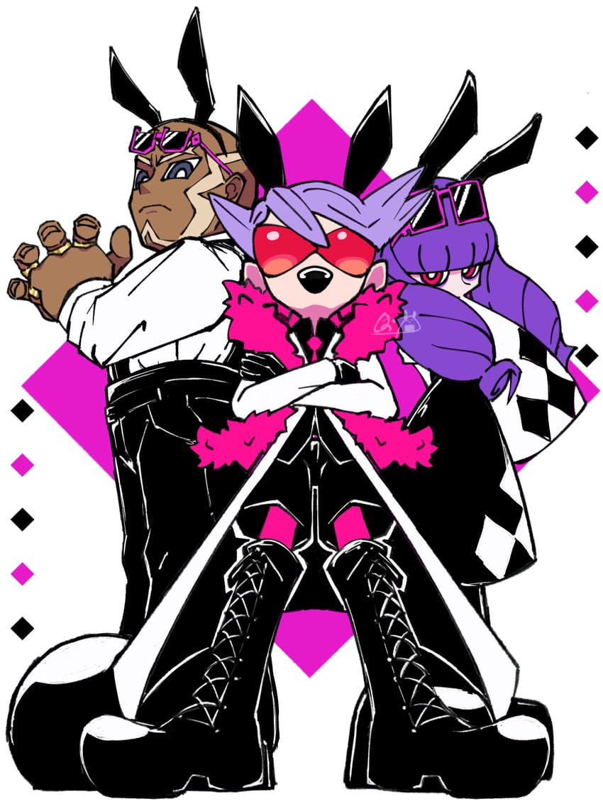 lear, rachel, and sawyer (pokemon and 1 more) drawn by shio_onigiri