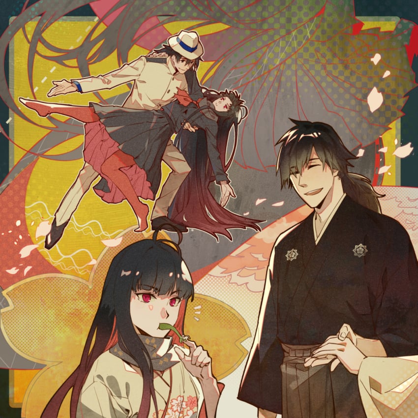 sakamoto ryouma and oryou (fate and 1 more) drawn by hermithessa