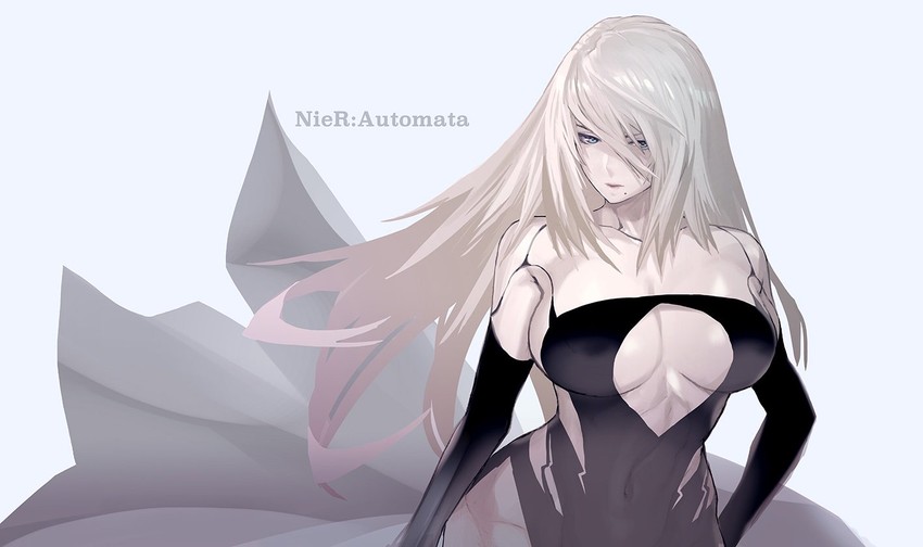 a2 (nier and 1 more) drawn by maeshima_shigeki