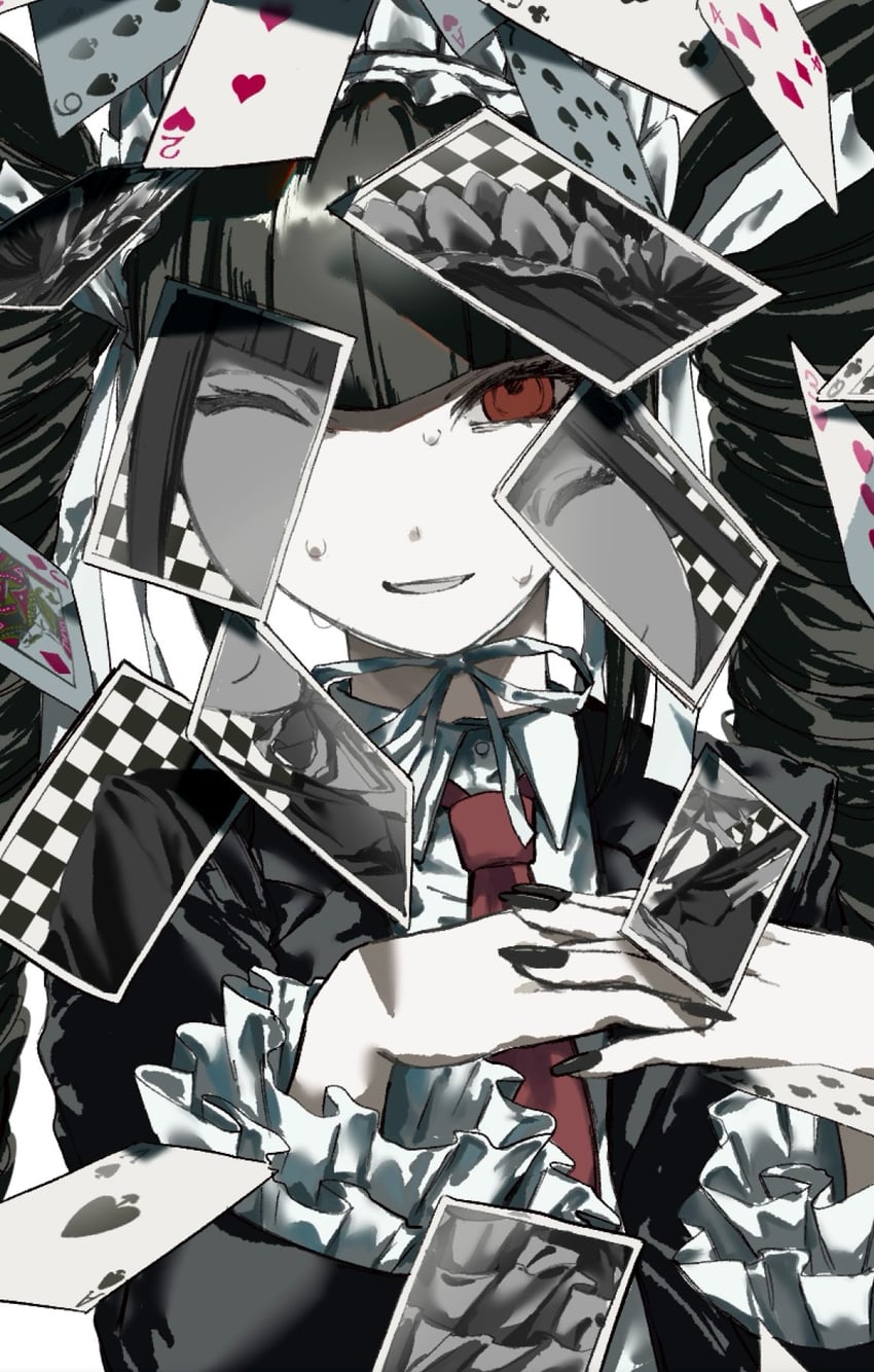 celestia ludenberg (danganronpa and 1 more) drawn by umesigeissei