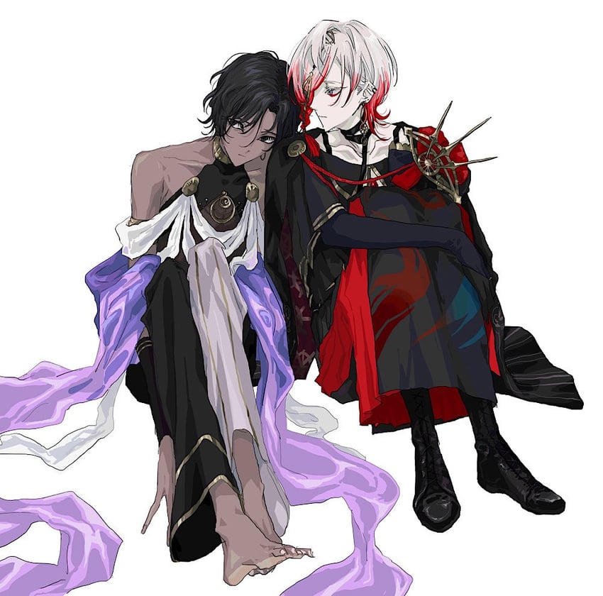 karna and arjuna (fate and 1 more) drawn by ngg_n