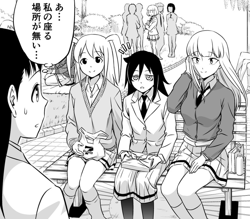 kuroki tomoko, katou asuka, nemoto hina, uchi emiri, and hirasawa shizuku (watashi ga motenai no wa dou kangaetemo omaera ga warui! and 1 more) drawn by ichikawa_masahiro
