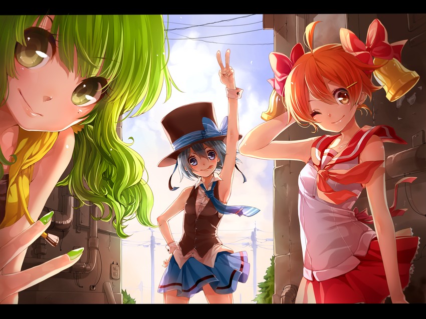 bellko, hamko, and ketsuko (original and 1 more) drawn by rojiko