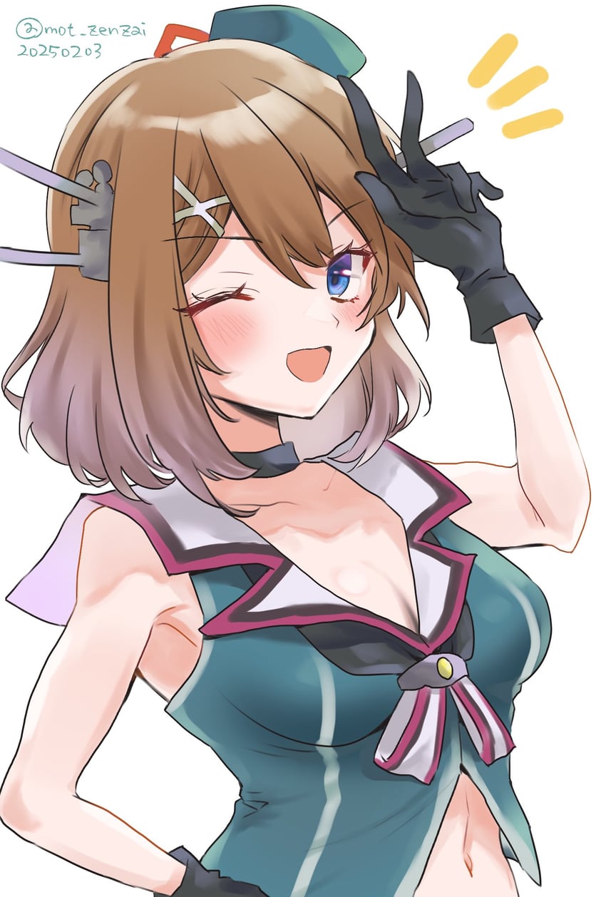 maya and maya kai ni (kantai collection) drawn by mot_zenzai