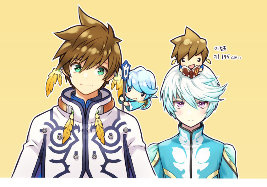 sorey and mikleo (tales of and 1 more) drawn by deretta