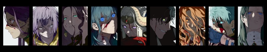 female byleth, edelgard von hresvelg, dorothea arnault, bernadetta von varley, petra macneary, and 4 more (fire emblem and 1 more) drawn by 91007