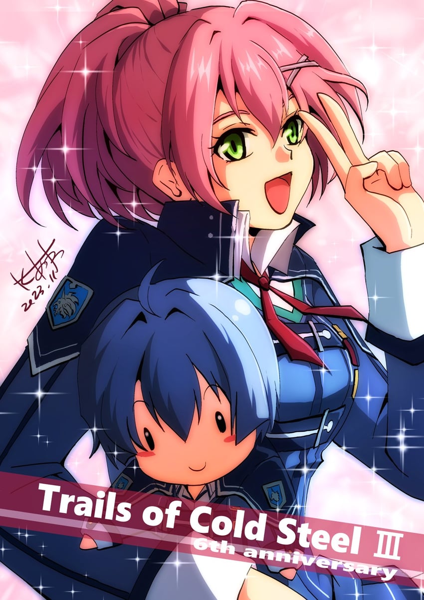 juna crawford and kurt vander (eiyuu densetsu and 2 more) drawn by akane_kazami