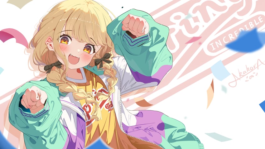 fujita kotone (idolmaster and 1 more) drawn by bing_nuan_nuan