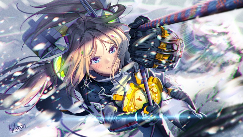 aki rosenthal, sam porter bridges, and bb-28 (hololive and 1 more) drawn by hikosan