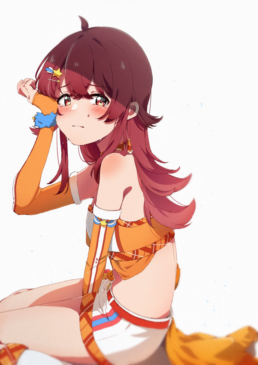 komiya kaho (idolmaster and 1 more) drawn by reikakrzk