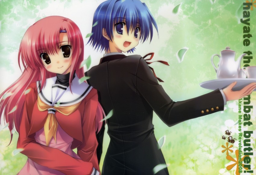 katsura hinagiku and ayasaki hayate (hayate no gotoku!) drawn by ikegami_akane