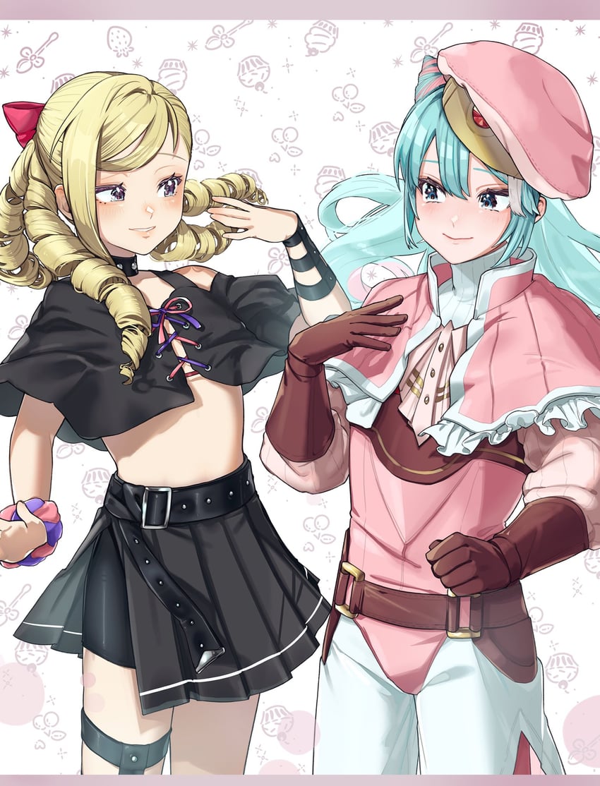 rosado and forrest (fire emblem and 2 more) drawn by misokatsuhaumai