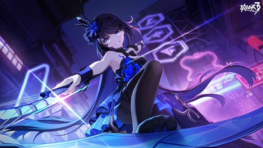 seele vollerei and flora (honkai and 1 more)