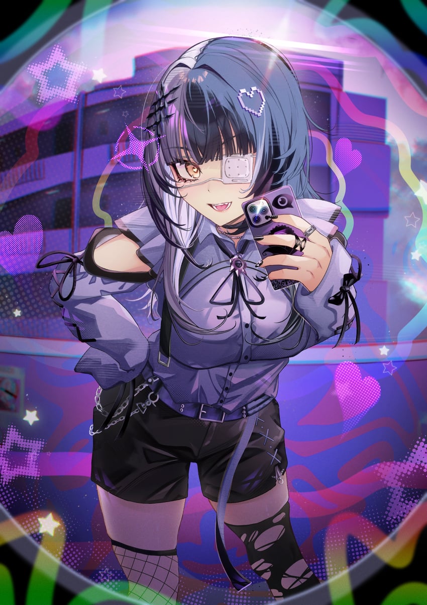 shiori novella (hololive and 2 more) drawn by higeji_(higeji404)