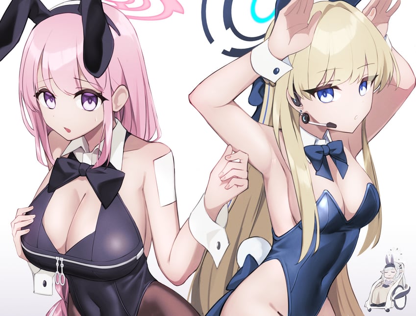 toki, himari, and eimi (blue archive) drawn by projectorzero