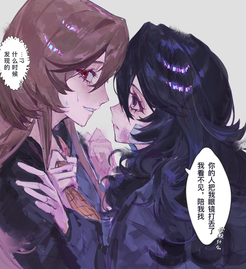 amamiya ren and akechi gorou (persona and 1 more) drawn by alariess
