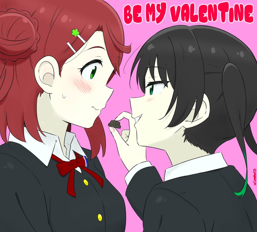 uehara ayumu and takasaki yu (love live! and 1 more) drawn by garethue8