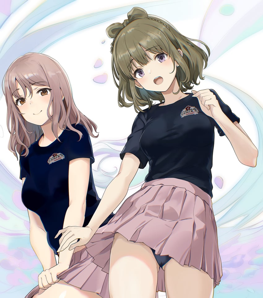 yotsuya yumi and shimoochiai touka (alice gear aegis) drawn by airport96
