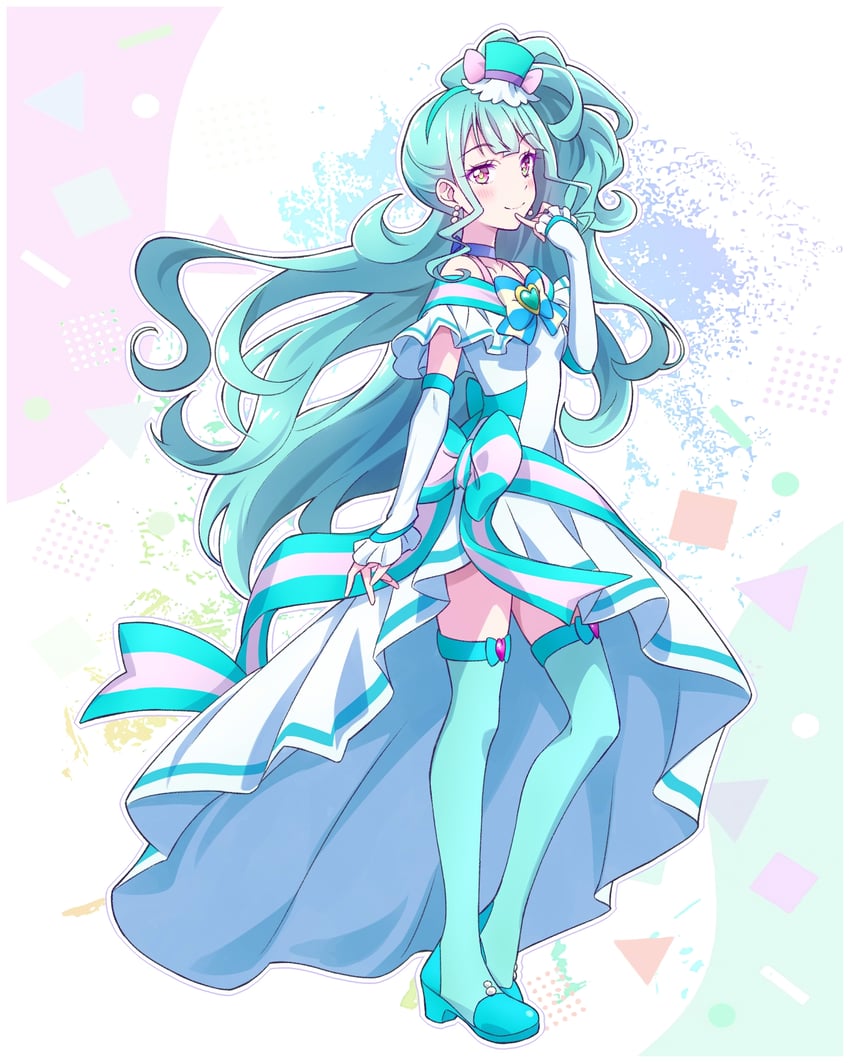 nekoyashiki mayu and cure lillian (precure and 1 more) drawn by kyoutsuugengo