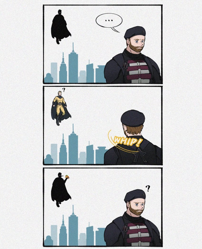 sentry and john walker (marvel and 2 more) drawn by yamuoez