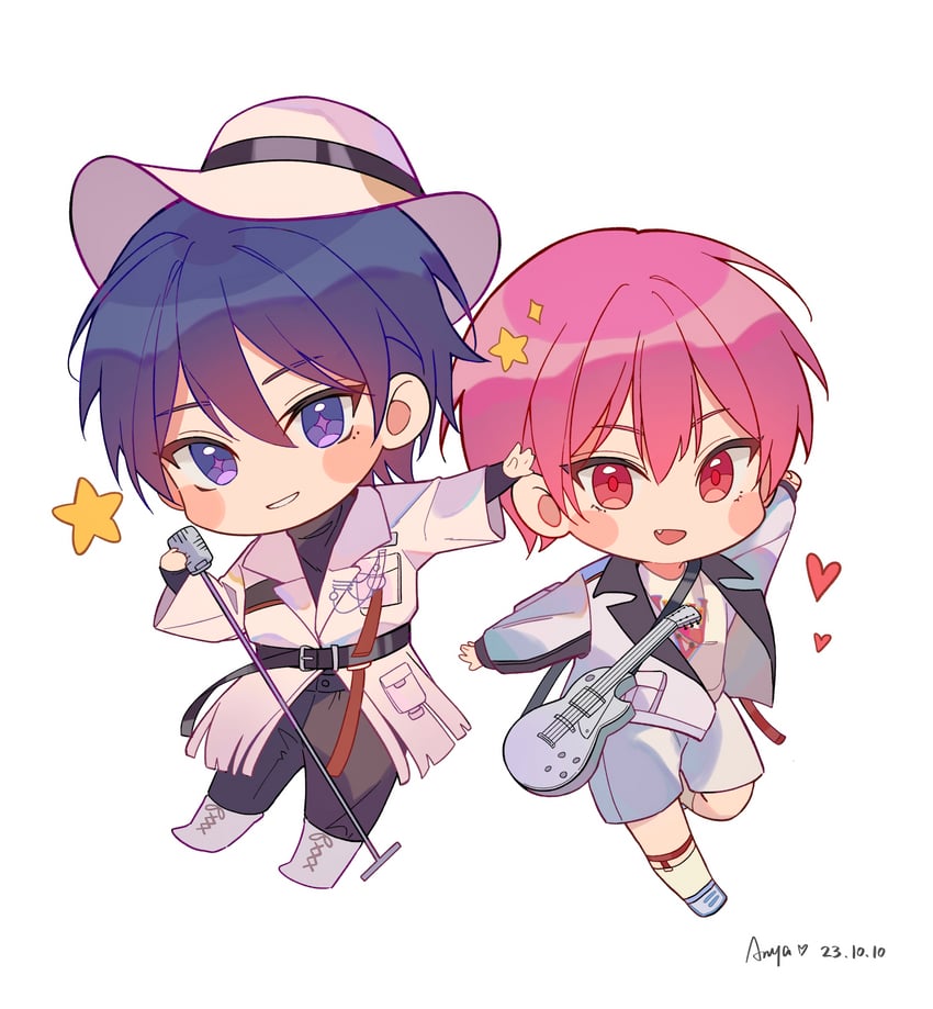 li tianchen and liu xiao (shiguang dailiren) drawn by 54anya
