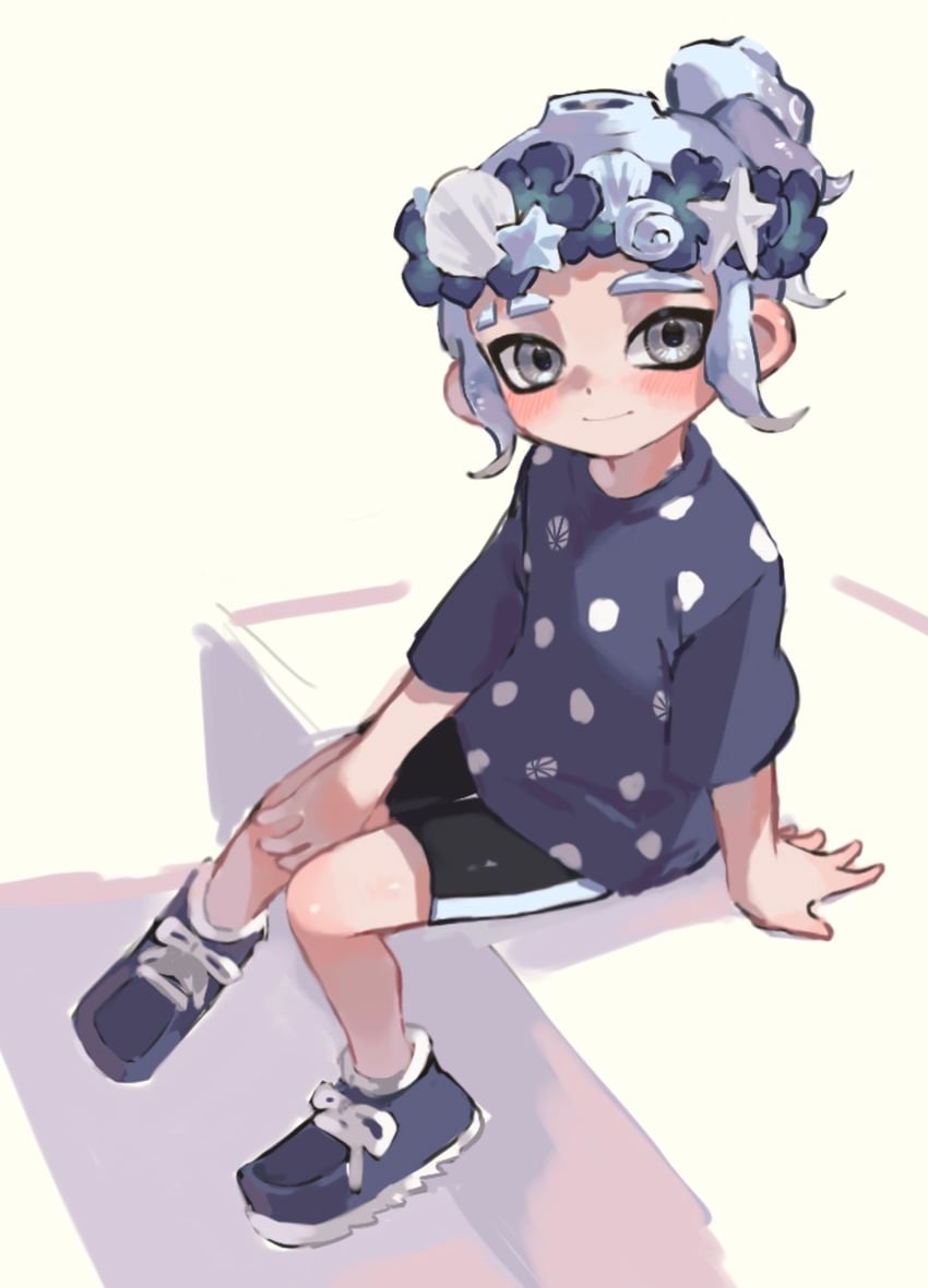 octoling player character and octoling boy (splatoon and 1 more) drawn by akane_gggg