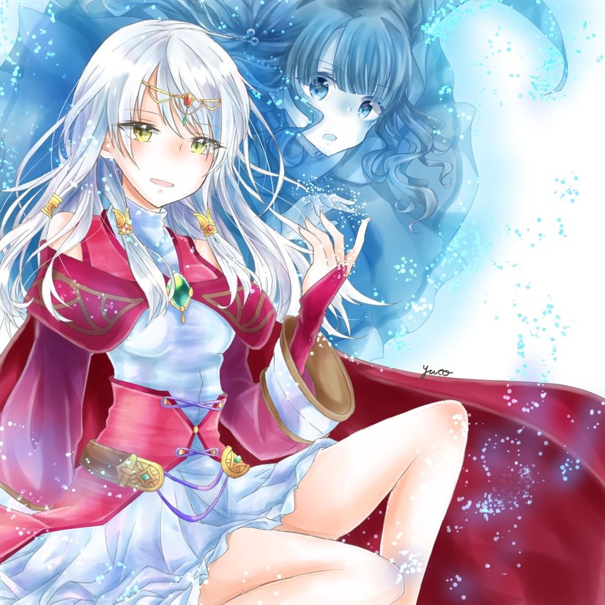 micaiah and yune (fire emblem and 1 more) drawn by yuyu_(spika)