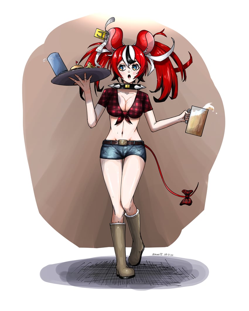 hakos baelz (hololive and 2 more) drawn by wan_(imwan42)
