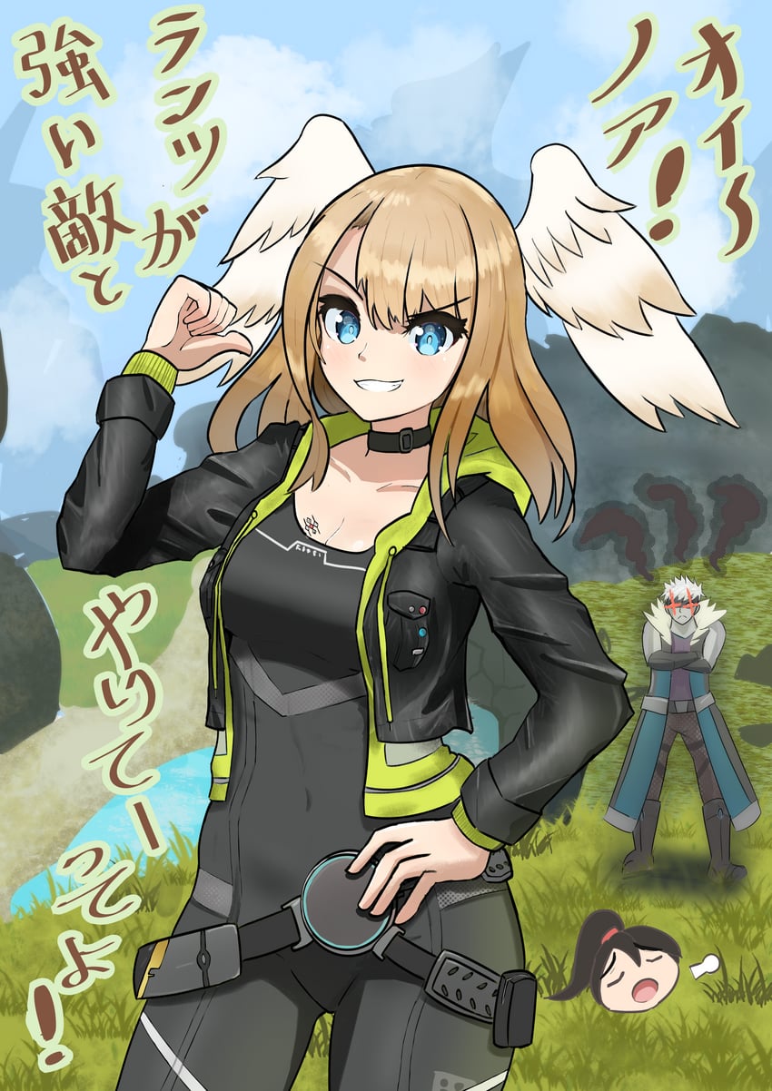 eunie, noah, and lanz (xenoblade chronicles and 1 more) drawn by clanel_de_wargham
