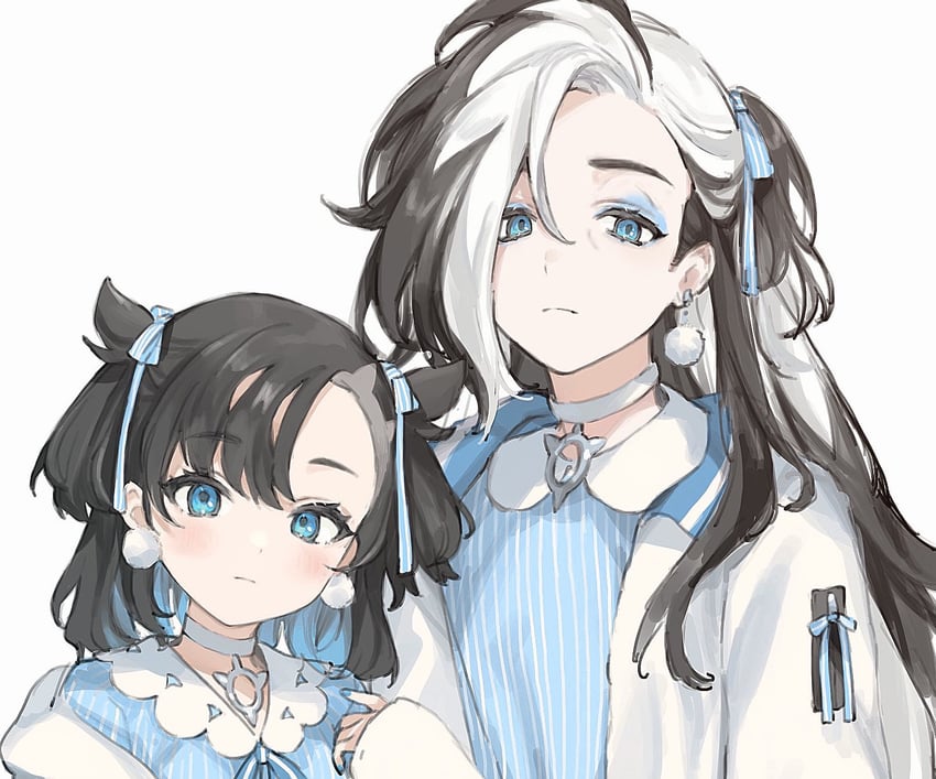 marnie and piers (pokemon and 1 more) drawn by nekoyashiki_pushio