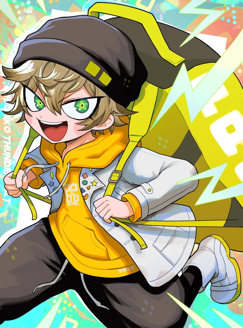 desuhiko thunderbolt (master detective archives: rain code) drawn by g_tsurius