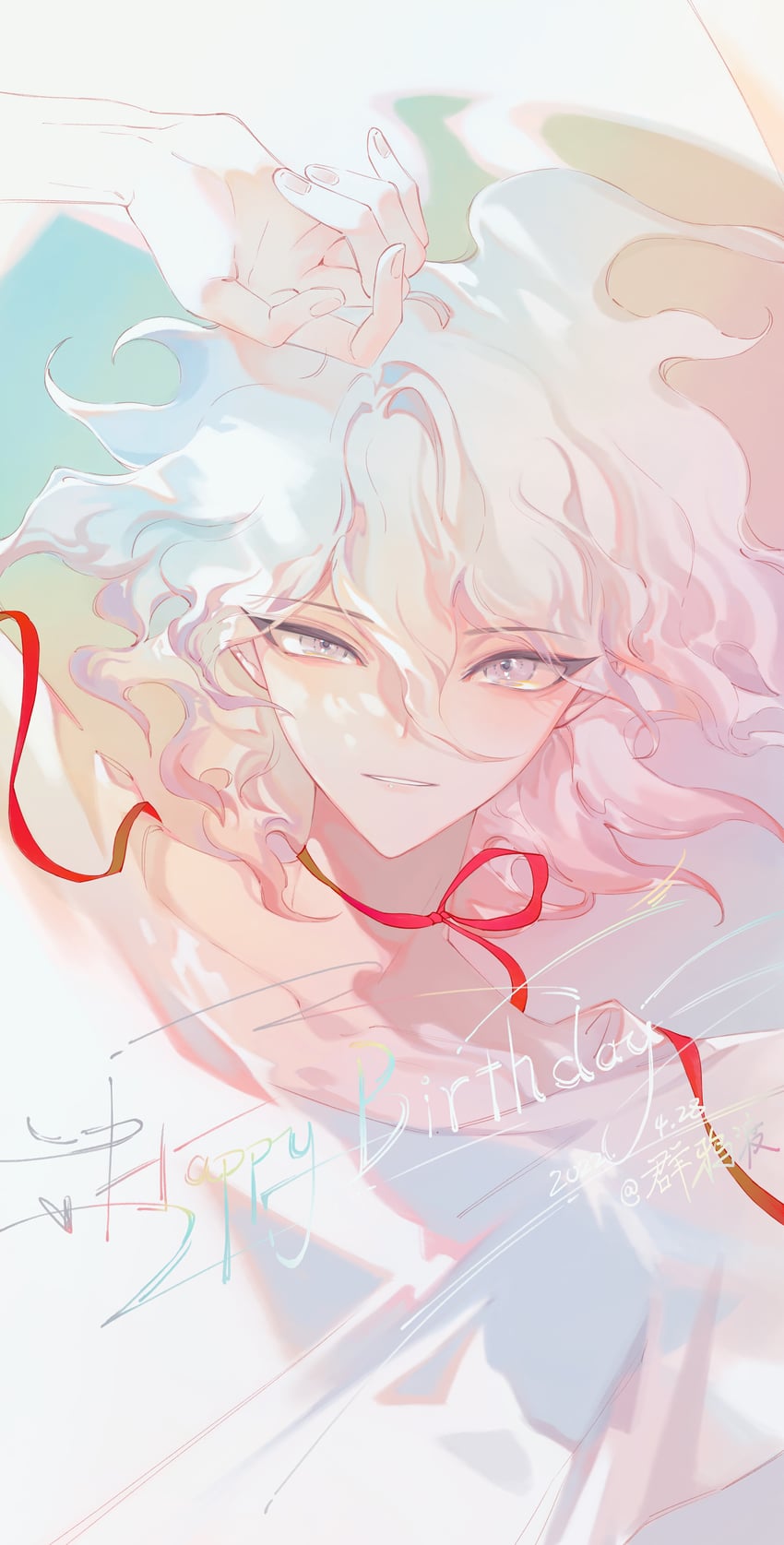 komaeda nagito (danganronpa and 1 more) drawn by xiwang_xintu