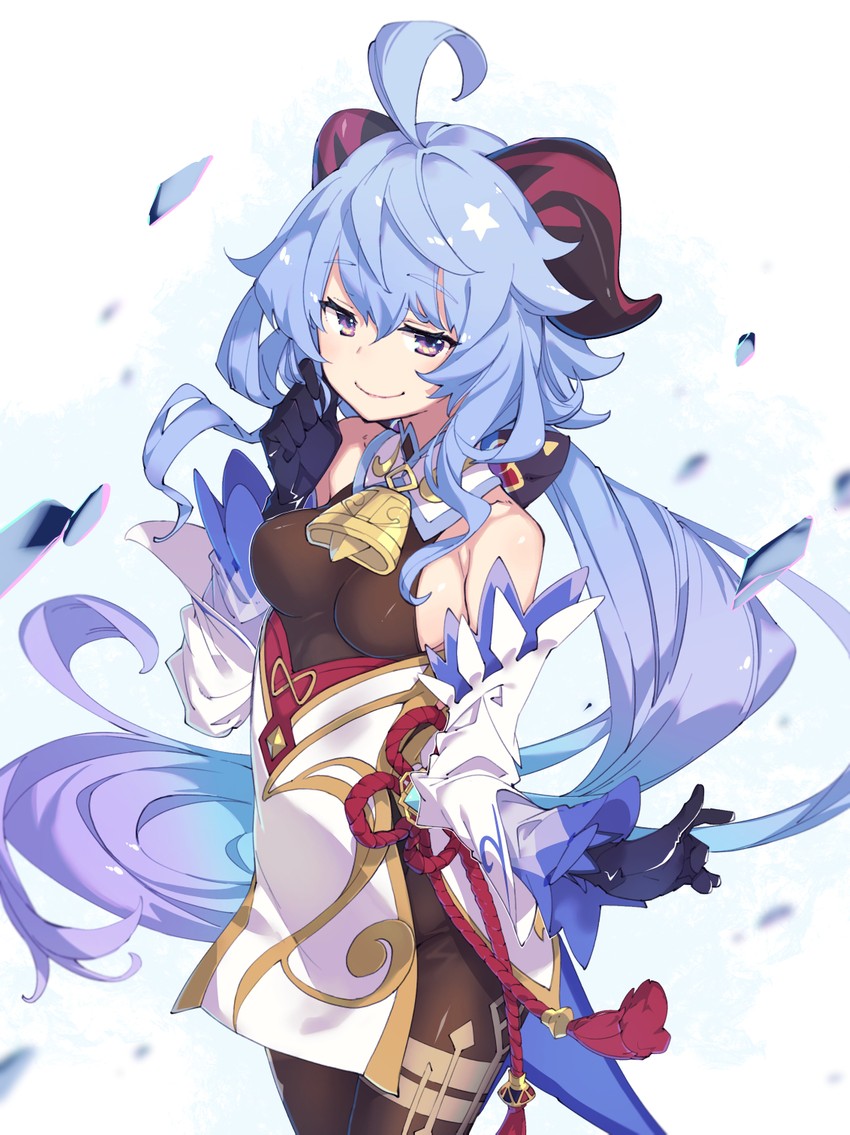 ganyu (genshin impact) drawn by ushiki_yoshitaka