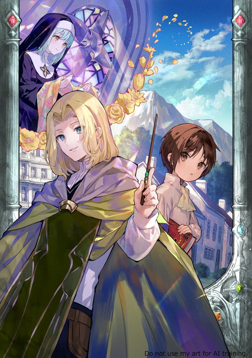 wendelin von benno baumeister and alfred reinford (hachinan tte sore wa nai deshou!) drawn by fuzichoco