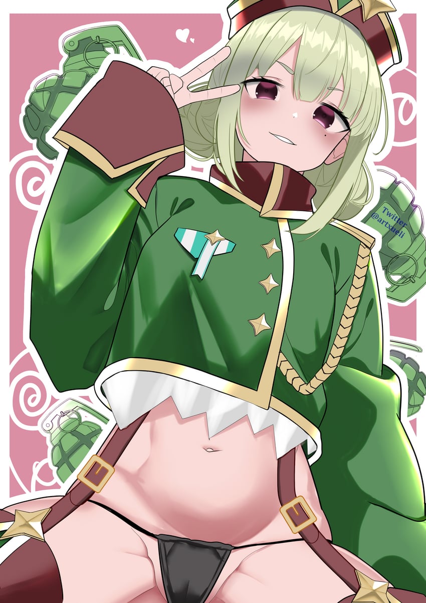 araga kiwi and leoparde (mahou shoujo ni akogarete) drawn by xueli_shimazaki