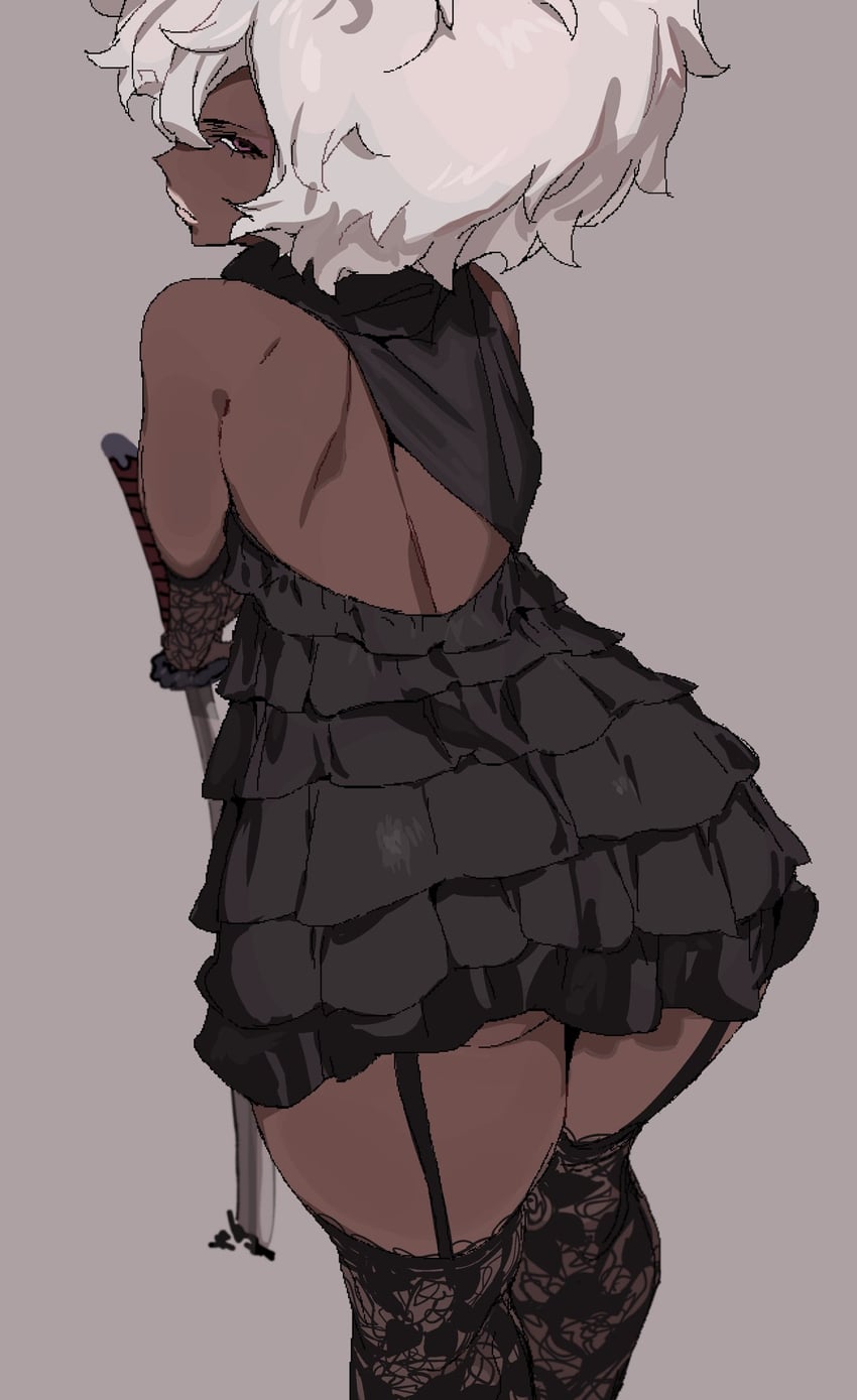 shinobu jacobs (no more heroes and 1 more) drawn by whoopsatro